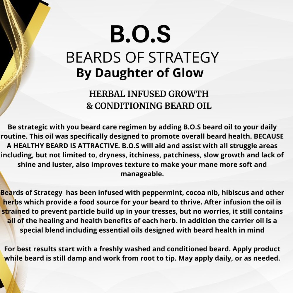 B.O.S Beard oil (Beards of Strategy)